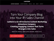 Tablet Screenshot of lanternco.com